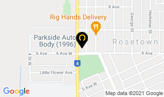 Parkside Auto Body (1996) Ltd in Rosetown map