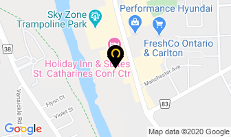 Parkway Lanes Recreation Complex in St. Catharines map