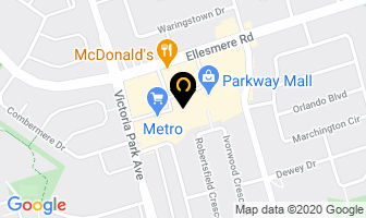 Parkway Mall in Orillia map