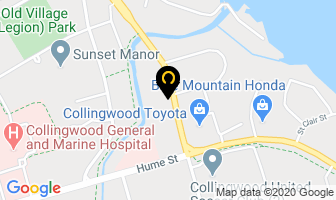 Parkway Yamaha in Collingwood map