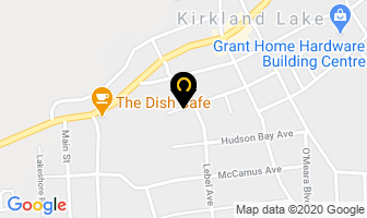 Paroisse Assomption in Kirkland Lake map