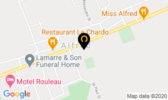 Paroisse St-Victor in Alfred map