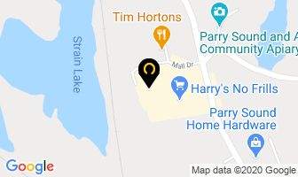 Parry Sound Mall in Parry Sound map