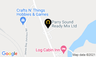 Parry Sound Ready-Mix Ltd in Parry Sound map