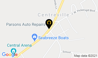 Parsons Auto Repairs in Division No. 7, Subd. D map
