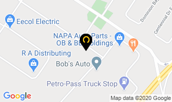 Parsons Sales And Service in Thompson map