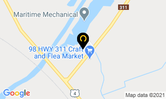 Party Time Rentals in North River map