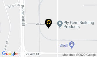Party Wares Mfg Canada in Calgary map