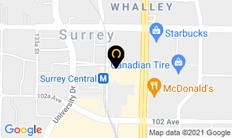 Partyfun in Surrey map