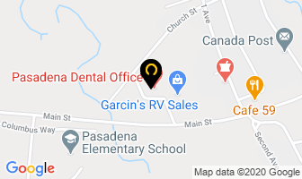 Pasadena Dental Office in Pasadena map
