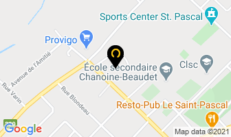 Pascoporc Inc in Saint-Pascal map
