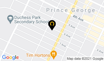 Paterson G S Dr in Prince George map