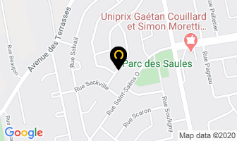 Patios-X-Perts in Laval map