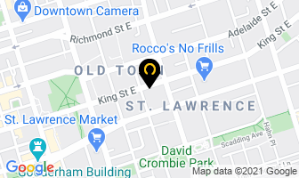 Patrician Grill in Orillia map