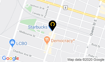 Patrick Evan Hair Designers in Hamilton map