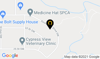 Pat's Driveline in Medicine Hat map