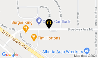Pat's Off-Road Transport Ltd in Redcliff map