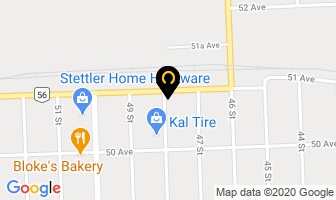 Pat's Pet Care in Stettler map