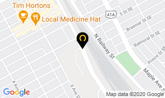 Pattison Funeral Home & Crematorium in Medicine Hat map