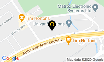Pattison Sign Group in Dorval map