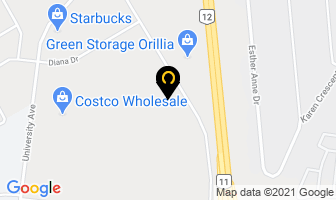 Pattison Sign Group in Orillia map