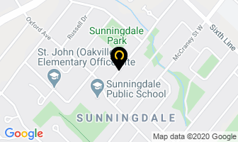 Paul Young Ad Associates in Oakville map
