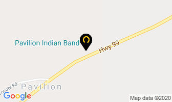 Pavilion Indian Band in Lillooet map