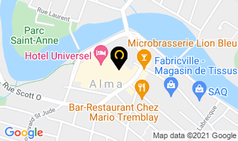 Pavillon Des Passes Dlm in Alma map