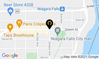 Paws For Massage in Niagara Falls map