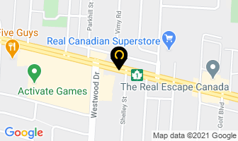 Pawsh Dog Inc in Winnipeg map