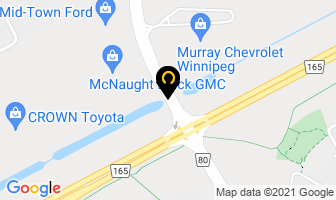 Payless Car Rentals in Winnipeg map