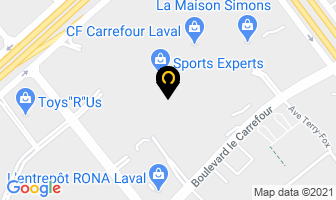 Payless Shoesource Carrefour Laval in Beauharnois map