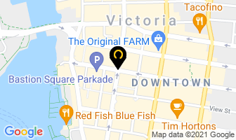Payless Shoesource Government & Yates in Victoria map