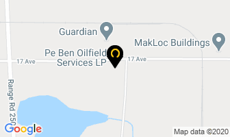 Pe Ben Oilfield Services Lp in Nisku map