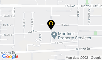 Peace Arch Appliance Service in Surrey map