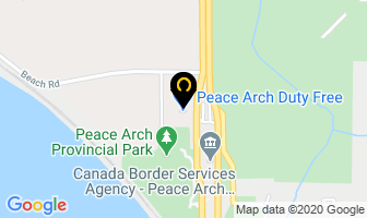 Peace Arch Duty Free in Surrey map