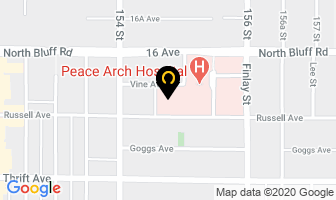 Peace Arch Maternity Clinic in White Rock map