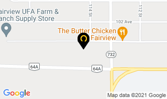 Peace Country Auto Finance in Fairview map