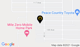 Peace Country Electric Ltd in Dawson Creek map