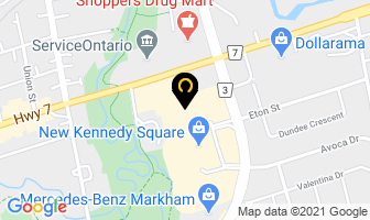 Peachtree Centre Security Office in Markham map