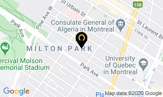 P&eacute;loquin Monica in Montreal map