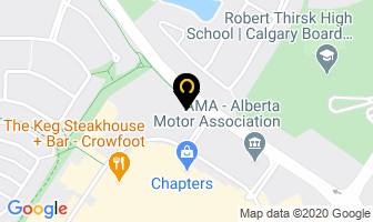 Peak Pulmonary Consulting in Calgary map