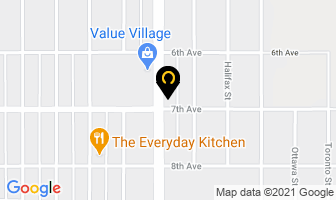 Pearl Hardware Ltd in Regina map