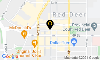 Pearl Rose Enterprises Call in Red Deer map