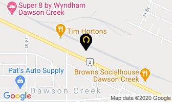 Peavey Mart in Dawson Creek map