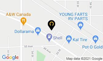 Peavey Mart in Vegreville map
