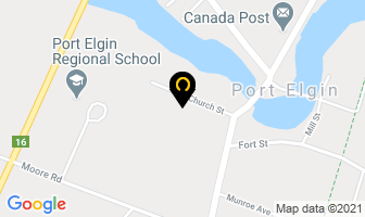 Pedvac Foundation in Port Elgin map