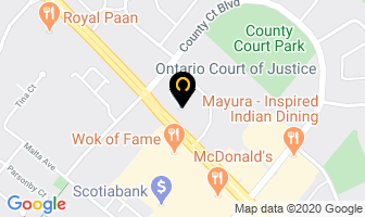 Peel Law Association in Brampton map
