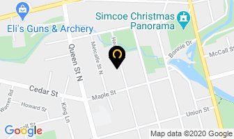Peerless Cleaners Ltd in Simcoe map