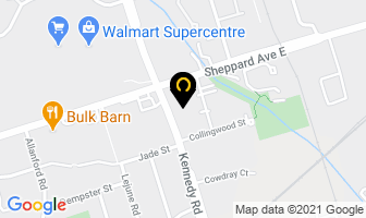Pegasus Car Rental in Orillia map